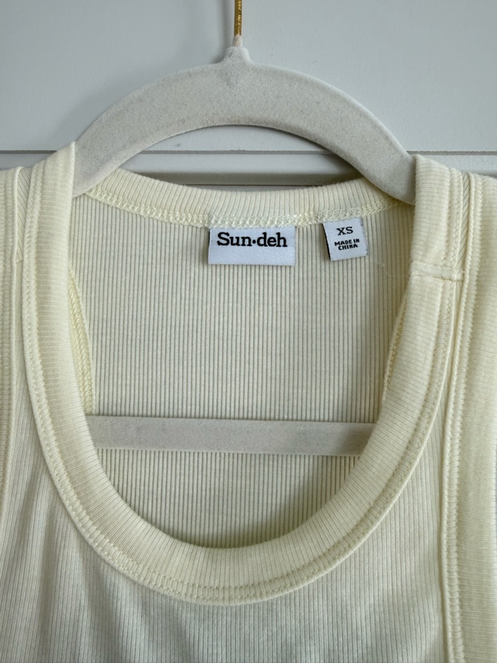Aritzia Sun-deh Colorblocked Ribbed Tank Top - Picture 4 of 4